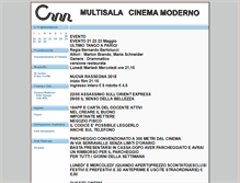 Tablet Screenshot of cinemamodernolodi.it